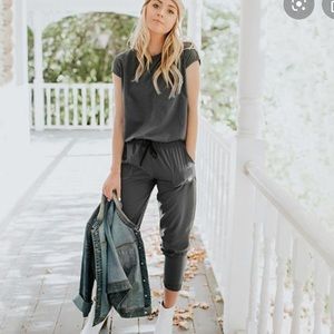 Charcoal Grey Jumpsuit
